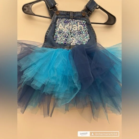 Homemade Overall Tutu - Picture 2 of 10